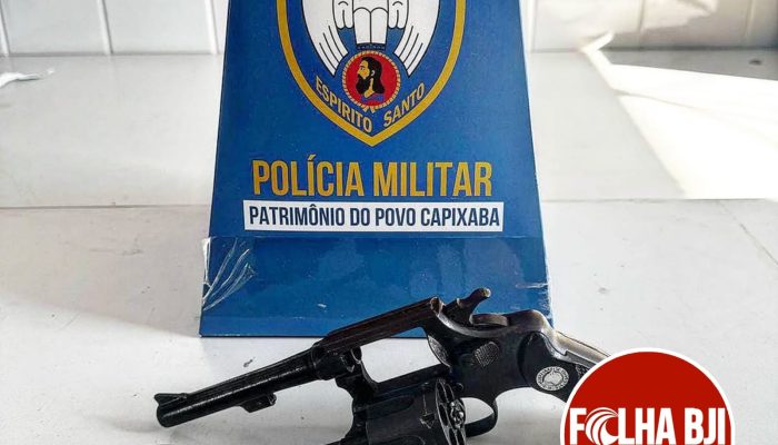 arma apreendida em BJN
