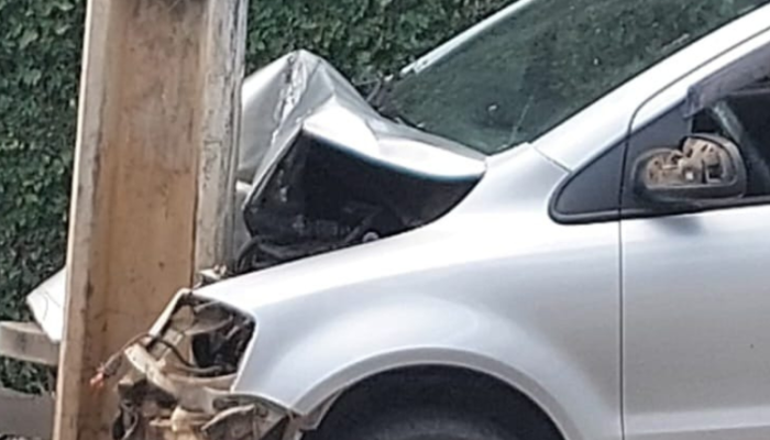 idoso morre ao bater poste em Itaperuna