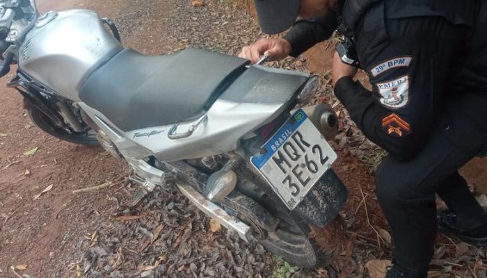 moto furtada em Varre-Sai
